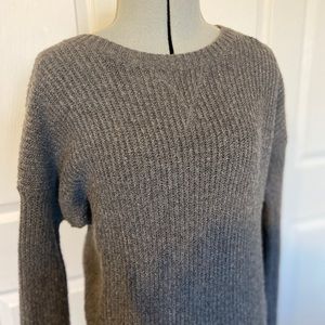 Long sleeve Gray Sweater Dress
